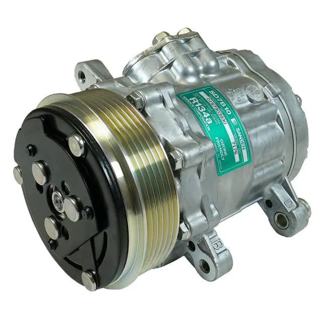 Sanden A/C Compressor 6 Groove Standard Finish 1