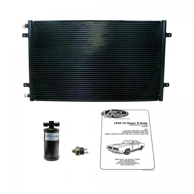 66-70 Mopar B-Body Condenser W/Drier 1