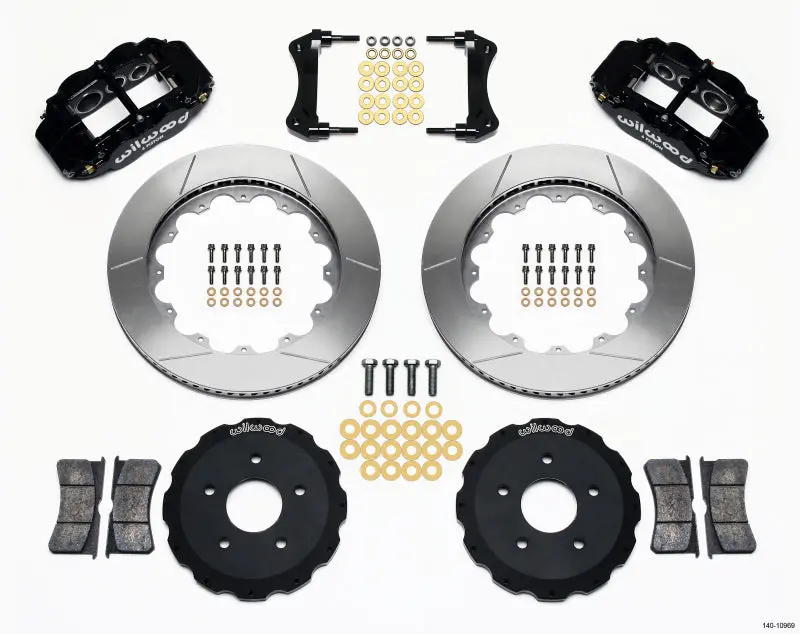 Wilwood Narrow Superlite 6R Front Hat Kit 14.00In Backdraft Cobra (Bmw E36 Based) 1