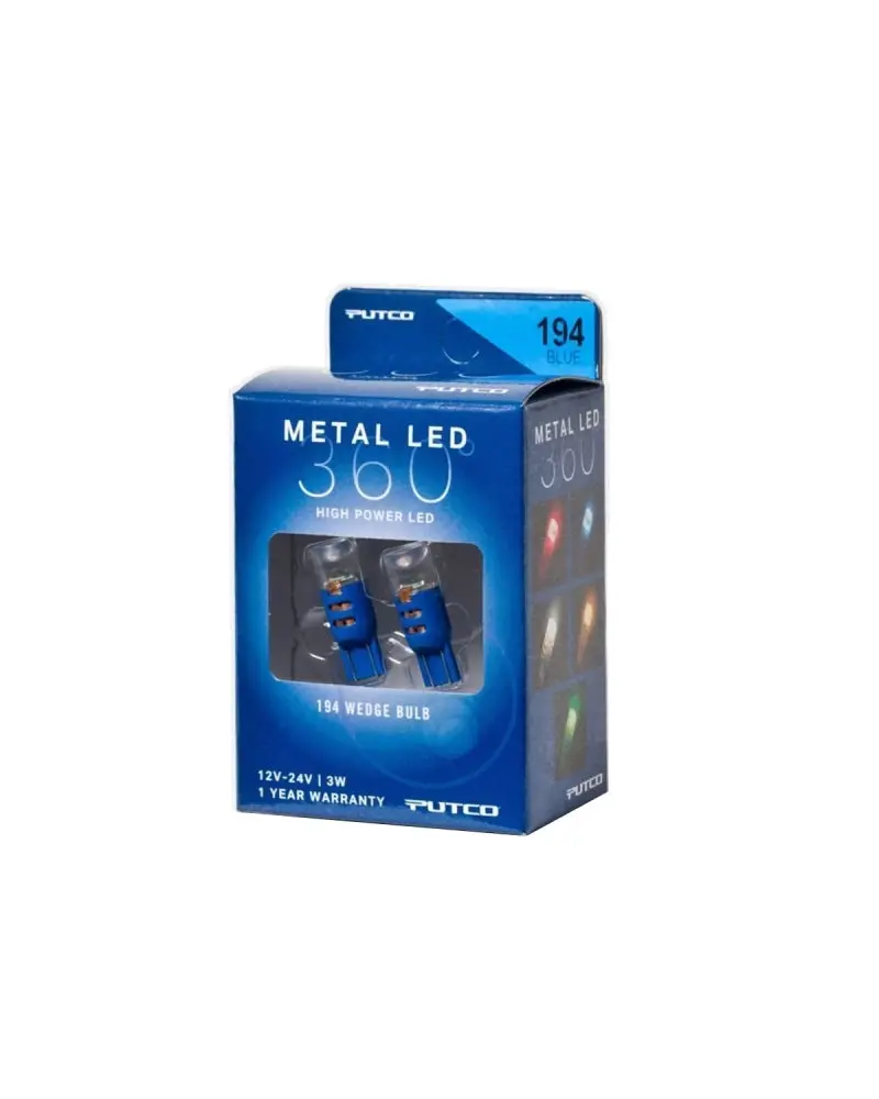 Putco 194 - Blue Metal 360 Led 1