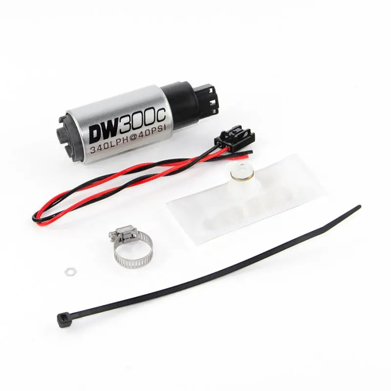 Deatschwerks 88-91 Bmw 325I Dw300c 340 Lph Compact Fuel Pump W/ Install Kit (W/O Mounting Clips) 1