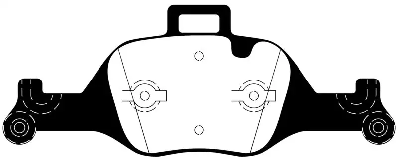 Ebc 17+ Bmw 530 2.0L Turbo (G30) Ultimax Front Brake Pads 1