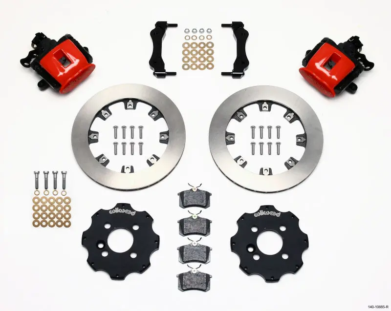 Wilwood Combination Parking Brake Rear Kit 11.75In Red Mini Cooper (Requires 17In Wheels) 1