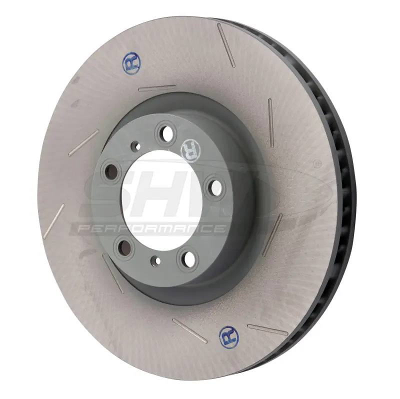 Shw 11-16 Porsche Panamera 4 3.6L W/O Ceramics Right Front Slotted Monobloc Brake Rotor (298615302B) 1