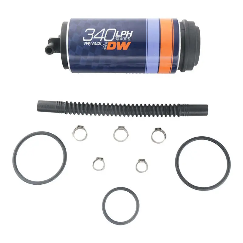 Deatschwerks Dw340v Series 340Lph In-Tank Fuel Pump W/ Install Kit For Vw And Audi 1.8T Fwd 1