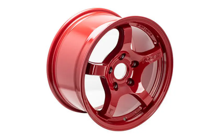 Gram Lights 57Cr 15X8.0 +35 4X114.3 Milano Red Wheel 1