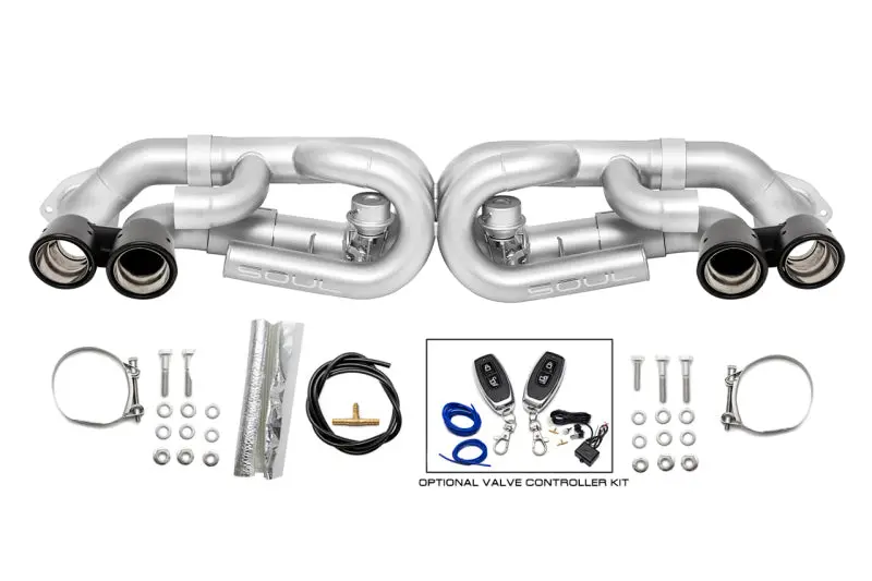Soul 12-16 Porsche 991.1 Carrera Base / S / Gts (W/ Pse) Valved Perf. Exhaust - Cf Tips - W/ Vc 1