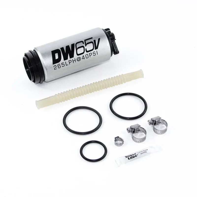 Deatschwerks Dw65v Series 265 Lph Compact In-Tank Fuel Pump W/ Vw/Audi 1.8T / 3.2 Vr6 Awd Set Up Kit 1