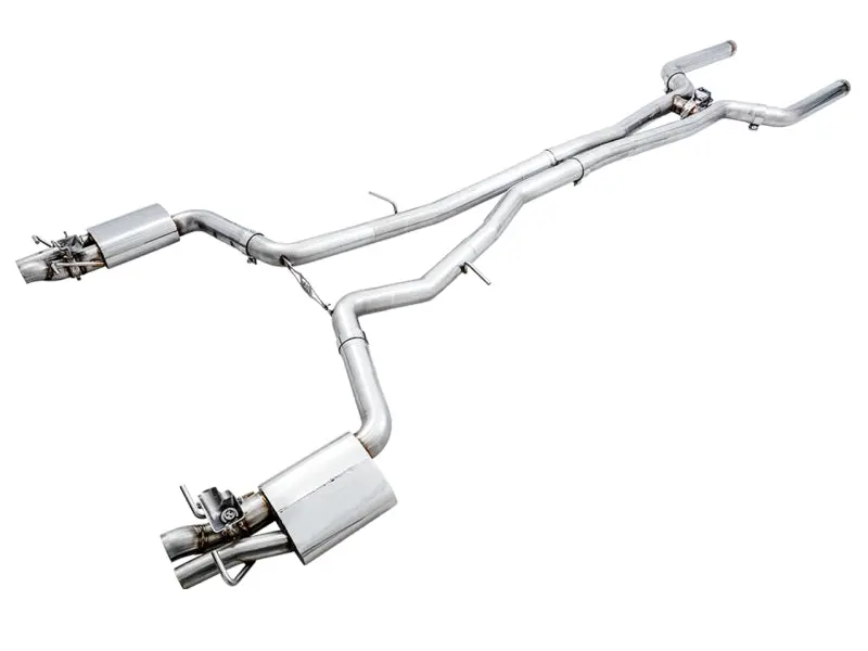 Awe Tuning 2019+ Mercedes-Benz C63 Amg Coupe (W205) Switchpath Cat-Back Exhaust - No Tips 1