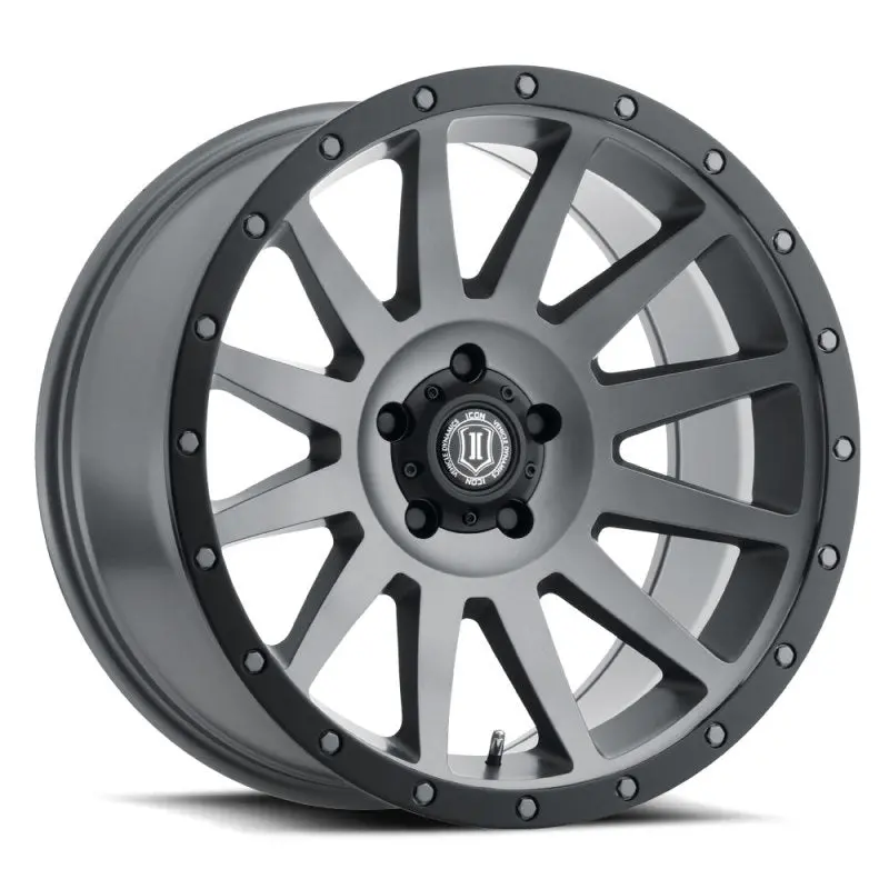 Icon Compression 20X10 5X150 -19Mm Offset 4.75Inbs Titanium Wheel 1
