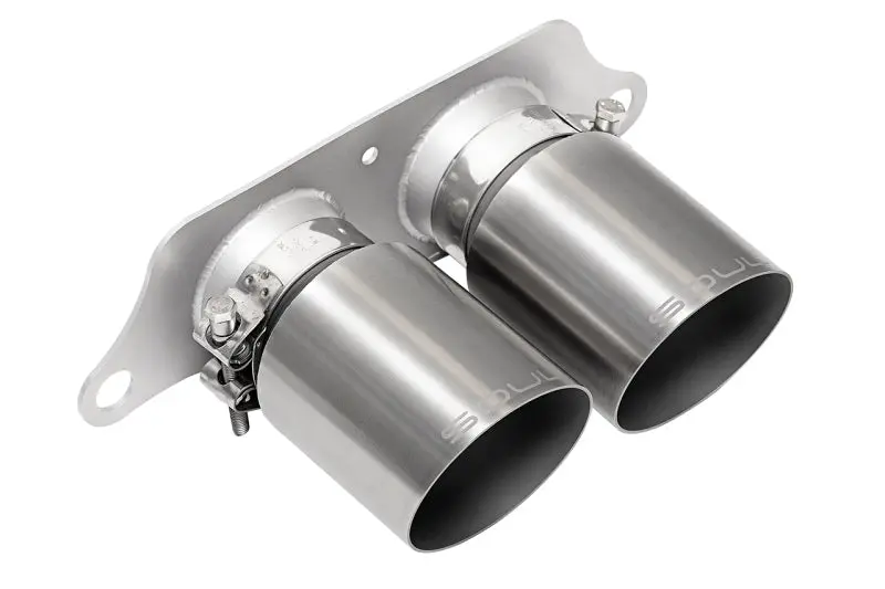 Soul 14-19 Porsche 991.2 Gt3 / Gt3 Rs Bolt-On Exhaust Tips - 4In Slash Cut Brushed Finish Tips 1