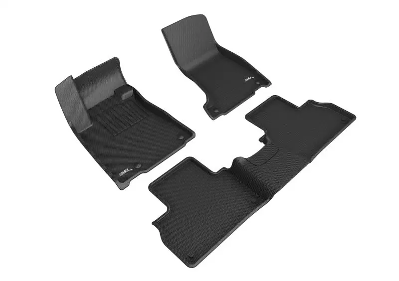 3D Maxpider 19-23 Maserati Levante Kagu Floor Mat- Black R1 R2 1