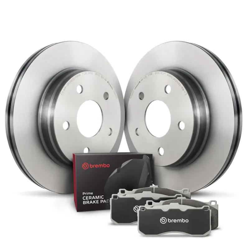 Brembo Oe 16-21 Audi Tt Quattro/18-19 Volkswagen Tiguan Rear Disc Brake Kit 1