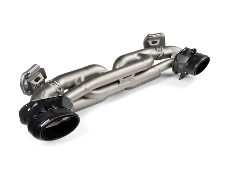 Akrapovic 20-21 Porsche 911 Turbo/Turbo S (992) Tail Pipe Set (Titanium) - Black 1