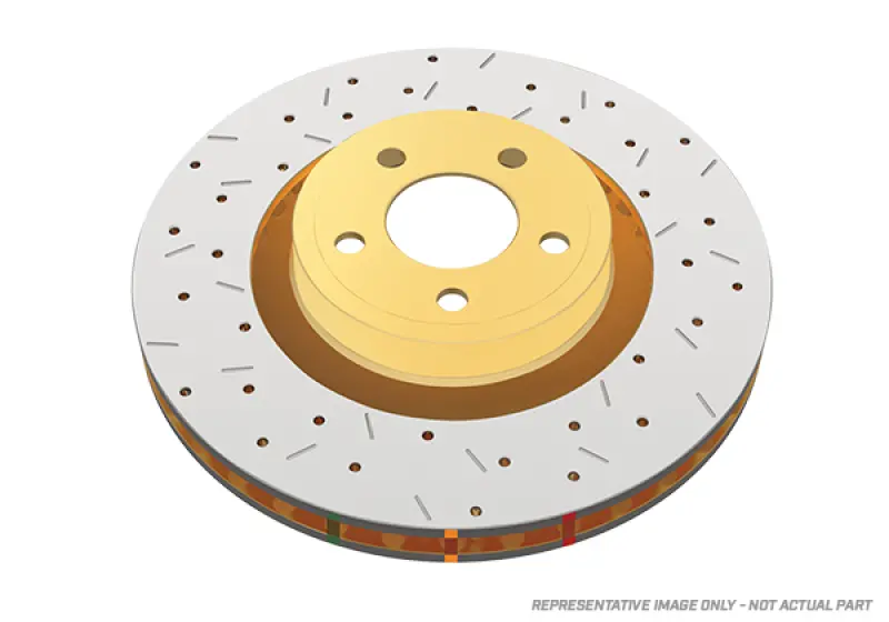 Dba 01-11 Lotus Elise/Exige S2 Front/Rear T3 4000 Series Drilled & Slotted Rotor 1