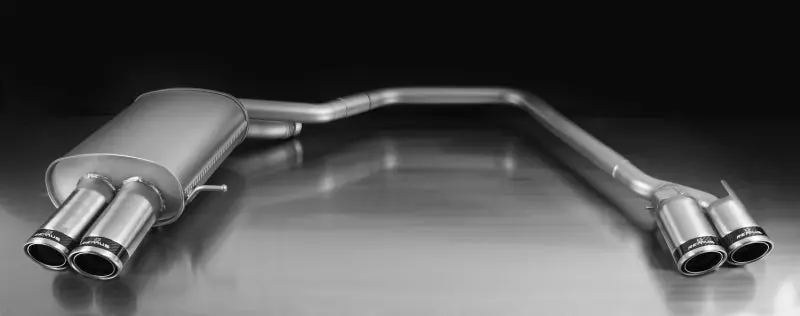 Remus 2010 Bmw 5 Series F10 Sedan / F11 Touring Sport Axle Back Exhaust W/Carbon Ring Tail Pipes 1