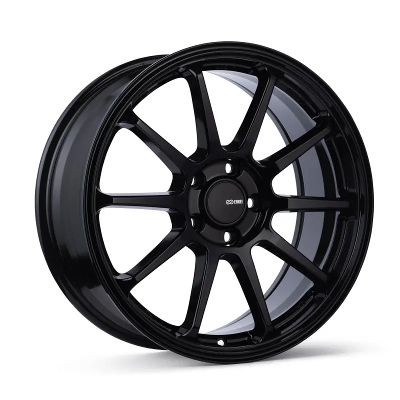 Enkei Px-10 17X7.5 5X100 45Mm Offset 72.6Mm Bore Gloss Black Wheel 1