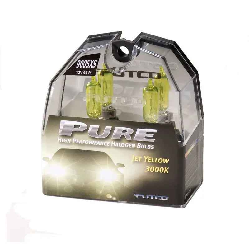 Putco Jet Yellow 9005Xs - Pure Halogen Headlight Bulbs 1