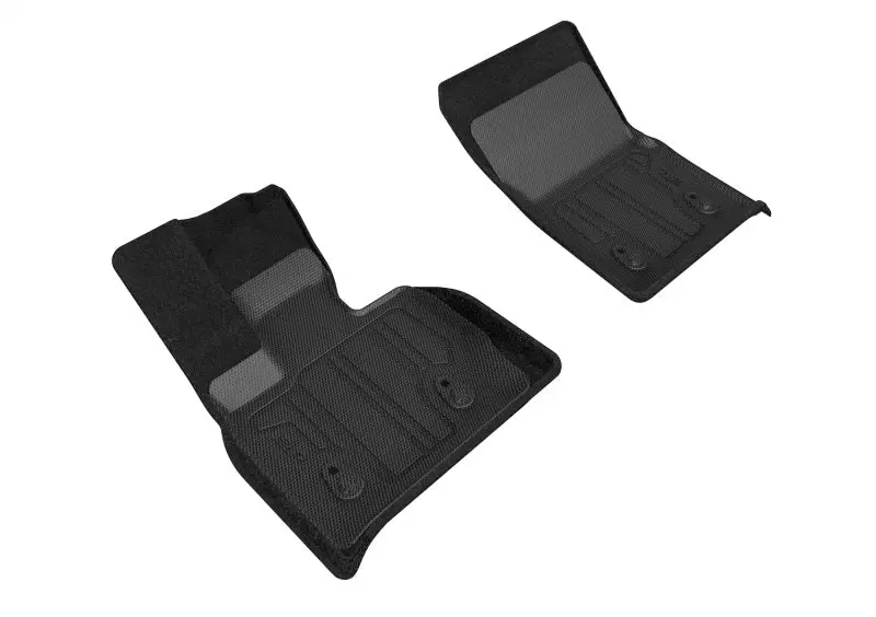 3D Maxpider 19-21 Mercedes-Benz G-Class Elegant Hybrid 1St Row Floormat - Black 1