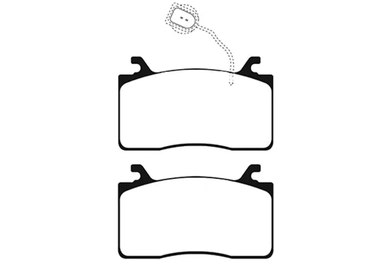 Ebc 2016+ Alfa Romeo Guilia 2.0T Redstuff Front Brake Pads 2