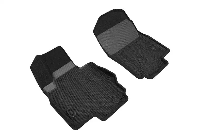 3D Maxpider 20-21 Mercedes-Benz Gle/Gls-Class Elegant Hybrid 1St Row Floormat - Black 1