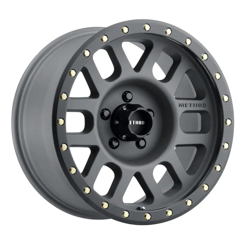 Method Mr309 Grid 17X8.5 0Mm Offset 5X5 94Mm Cb Titanium/Black Street Loc Wheel 1