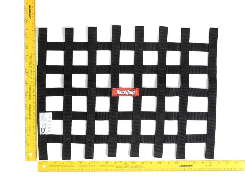 Racequip Black 15 X 21 Sfi Ribbon Net 1