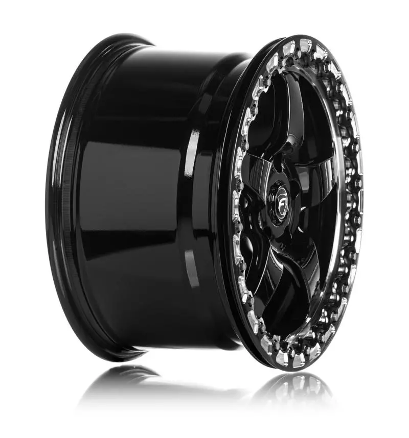 Forgestar D5 Beadlock 17X10 / 5X115 Bp / Et30 / 6.6In Bs Gloss Black Wheel 1