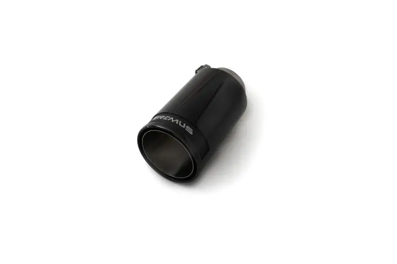 Remus Stainless Steel 98Mm Black Chrome Straight W/Carbon Insert Tail Pipe (Single) 1