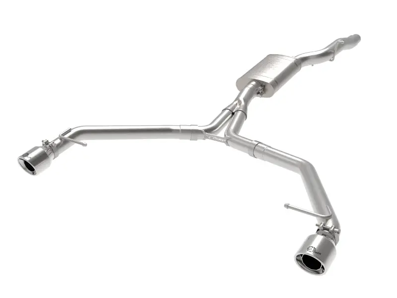Afe Mach Force-Xp 13-16 Audi Allroad L4 Ss Axle-Back Exhaust W/ Polished Tips 1