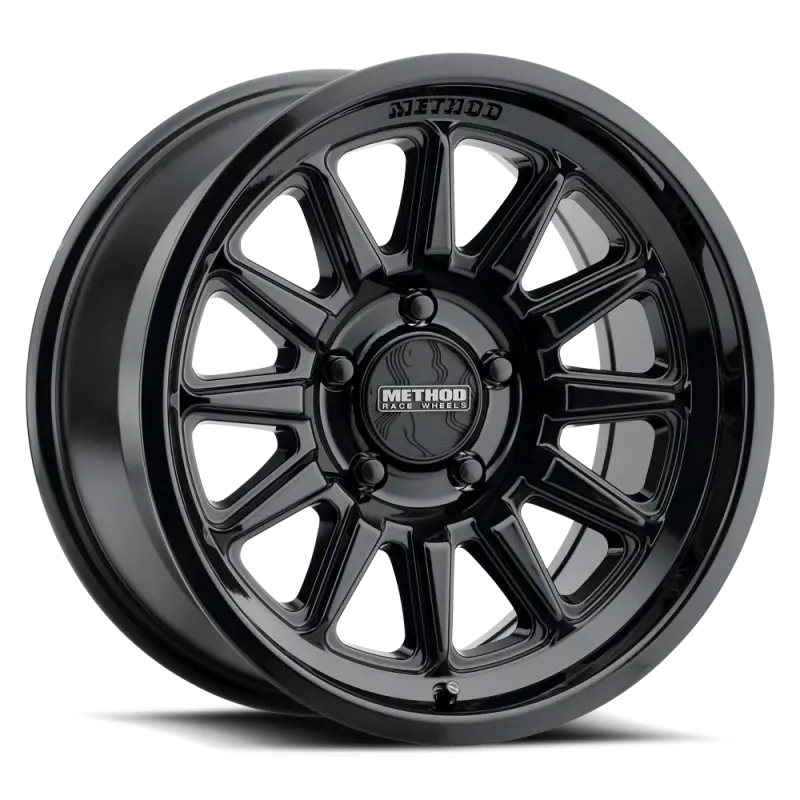Method Mr323 20X9 / 8X180 Bp / 12Et / 5.44In Bs / 130.81Mm Cb - Gloss Black Wheel 1