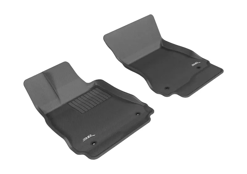 3D Maxpider 2007-2013 Mercedes-Benz S-Class W221 Kagu 1St Row Floormat - Black 1