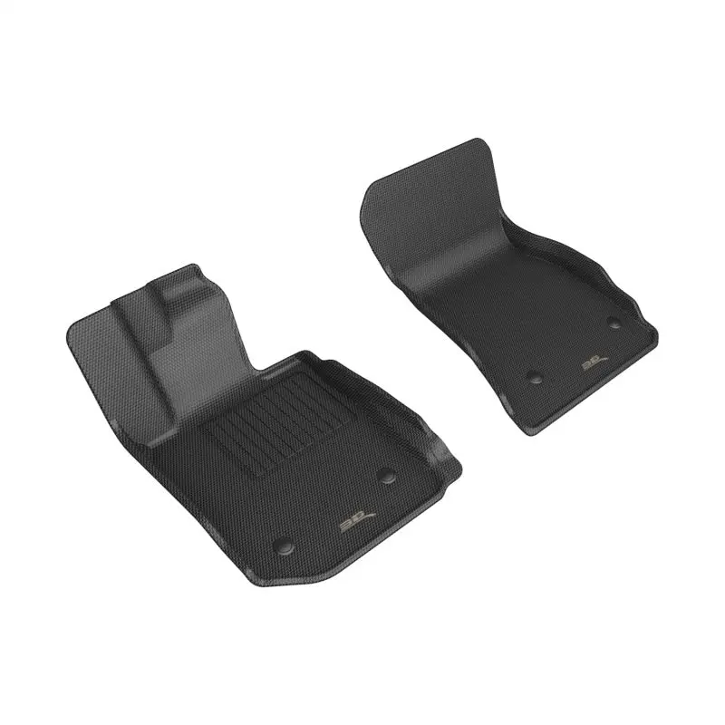3D Maxpider 22-23 Bmw 2 Series Coupe A/T Only Kagu 1St Row Floor Mats - Black 1