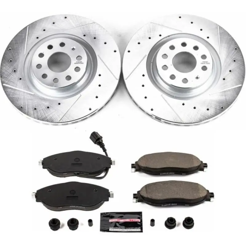 Power Stop 15-21 Volkswagen Gti Front Z23 Evolution Sport Brake Kit 1