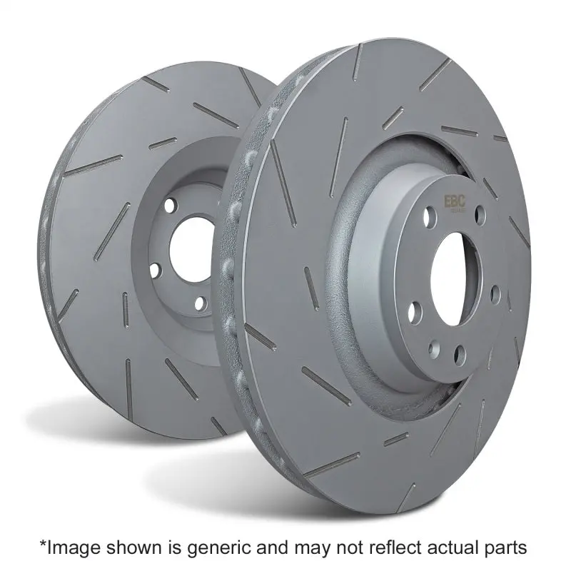 Ebc 04-06 Audi Tt Quattro 3.2 Usr Slotted Front Rotors 2