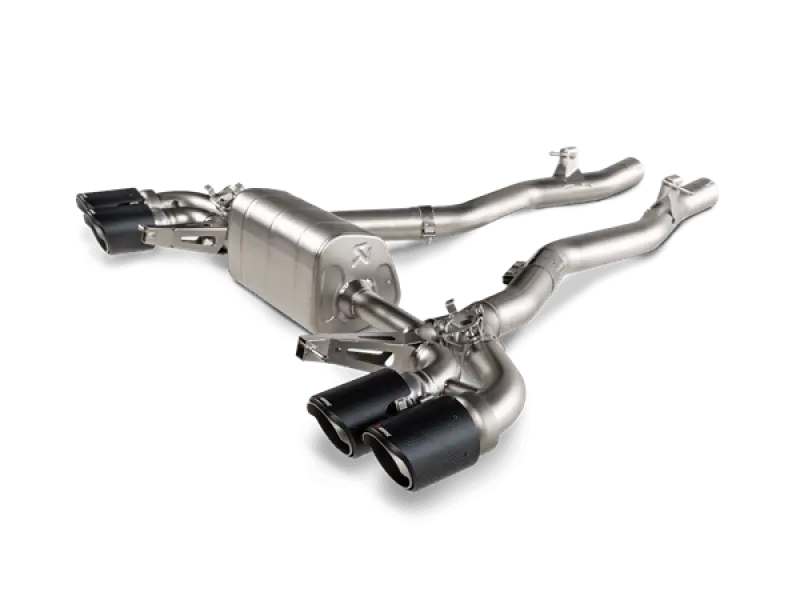 Akrapovic 2020 Bmw M8/M8 Competition (F91/F92) W/Opf/Gpf Slip-On Line (Titanium) W/Carbon Tips 1