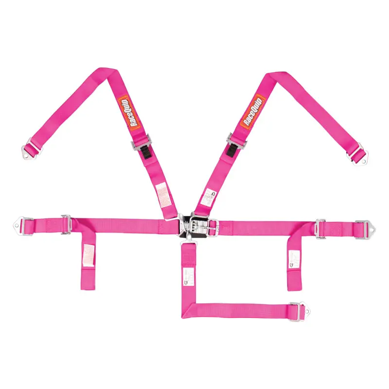 Racequip Pink Jr. L & L 5Pt Harness 1