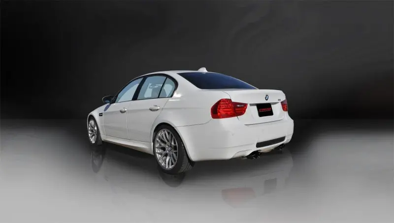 Corsa 2008-2012 Bmw M3 E90 Black Sport Cat-Back Exhaust 2