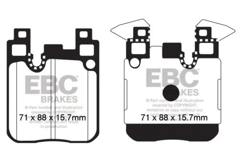 Ebc 14+ Bmw 228 Coupe 2.0 Turbo Brembo Calipers Ultimax2 Rear Brake Pads 2