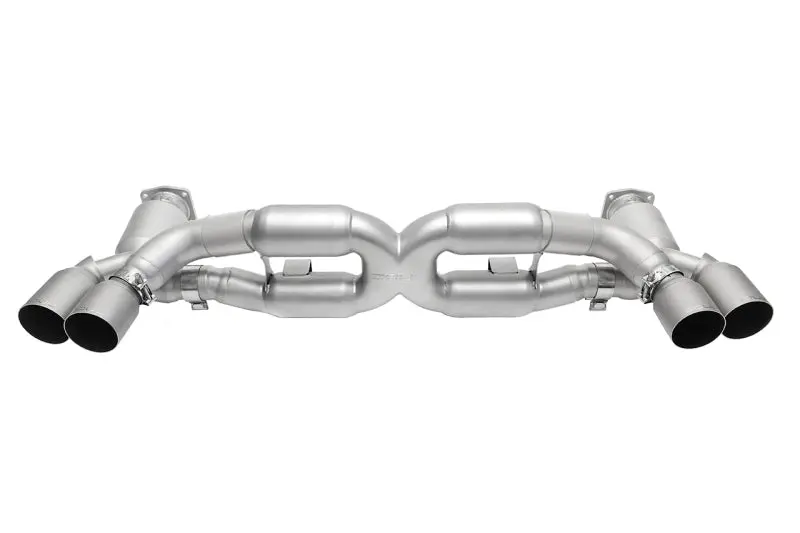 Soul 13-19 Porsche 991.1 / 991.2 Turbo Sport X-Pipe Exhaust - Straight Cut Tips (Signature Satin) 1