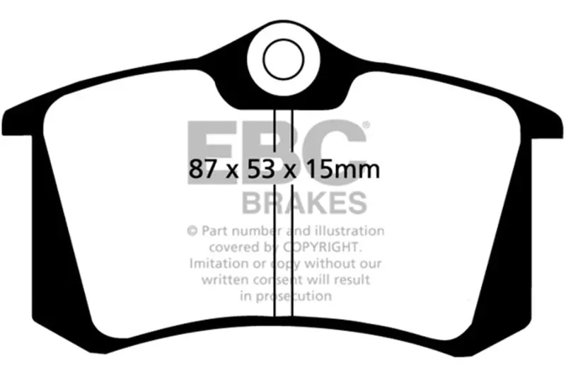 Ebc 04-06 Audi Tt Quattro 3.2 Bluestuff Rear Brake Pads 1