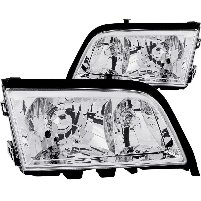 Anzo 1994-2000 Mercedes Benz C Class W202 Crystal Headlights Chrome 1
