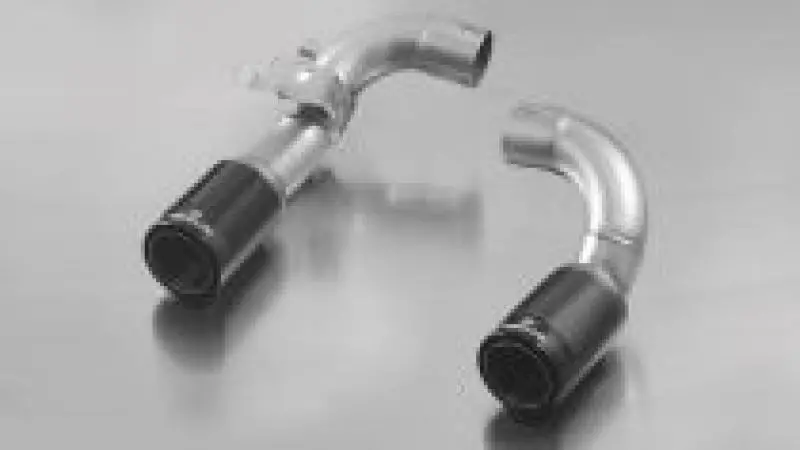 Remus 2012 Bmw 3 Series F30/F31 84Mm Dual Black Chrome Straight W/Carbon Insert Tail Pipe Set 1
