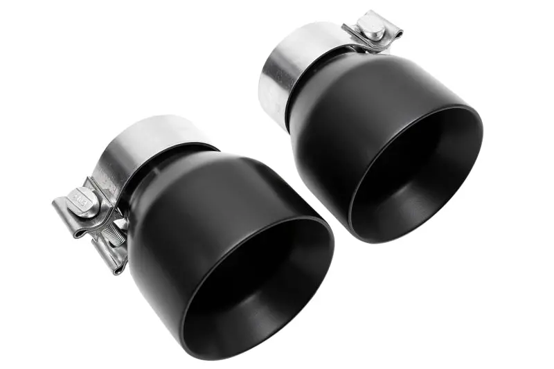 Soul 2020+ Porsche 718 Gt4 / Spyder / Gts 4.0L Bolt On Exhaust Tips - Ceramic Black Straight Cut 1