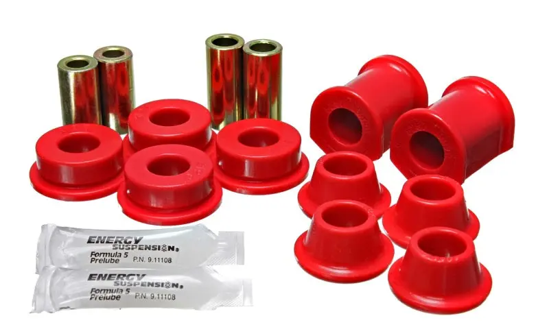 Energy Suspension 8/73-79 Vw Super Beetle (Stamped) Red Front Control Arm Bushing Set 1