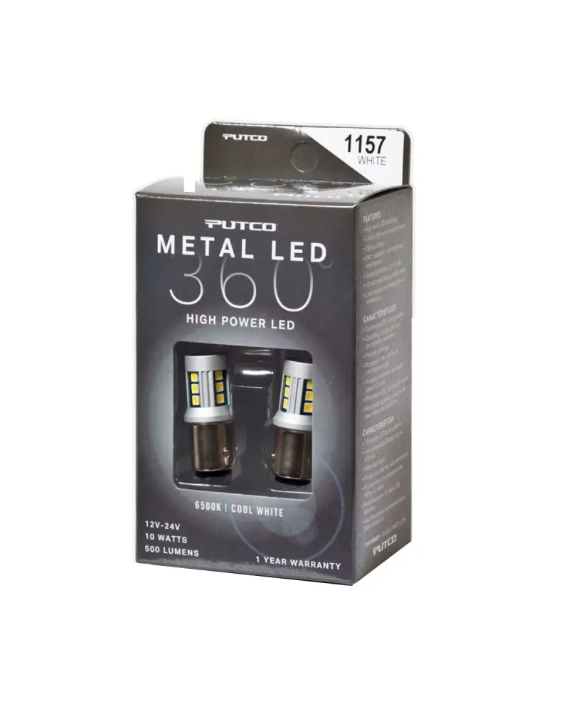 Putco 1157 - White Metal 360 Led 1