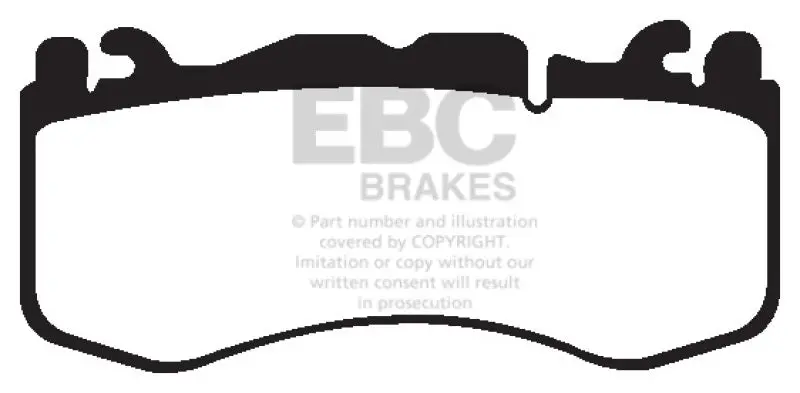 Ebc 12+ Aston Martin Vantage 4.7 Yellowstuff Front Brake Pads 2