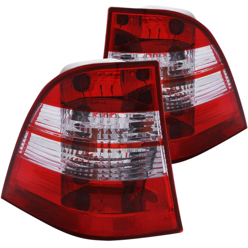 Anzo 1998-2005 Mercedes Benz M Class W163 Taillights Chrome 1