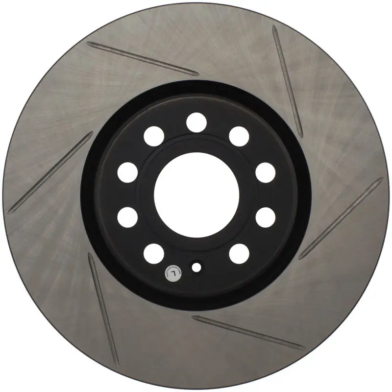 Stoptech Power Slot 06-10 Audi A3 / 08-10 Tt / 06-09 Vw Gti Mlk V/Passat Left Front Slotted Rotor 1