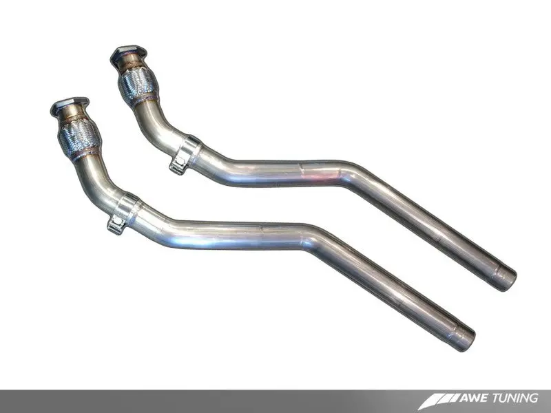 Awe Tuning Audi B8 4.2L Non-Resonated Downpipes For S5 1